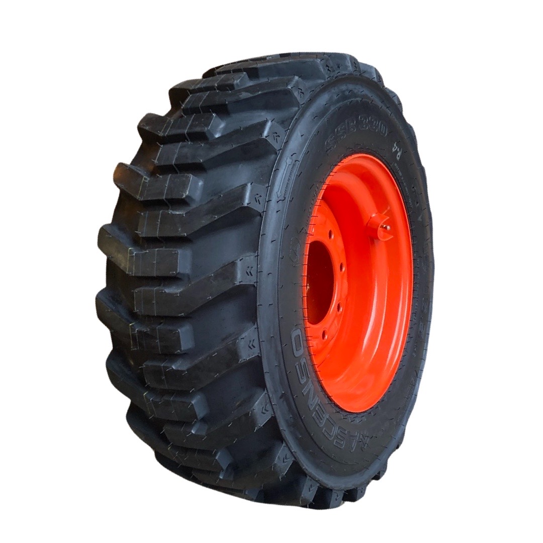 1 or 4-12-16.5 SSB330 Skid Steer Tires/Rims for Bobcat & more-12X16.5 ...