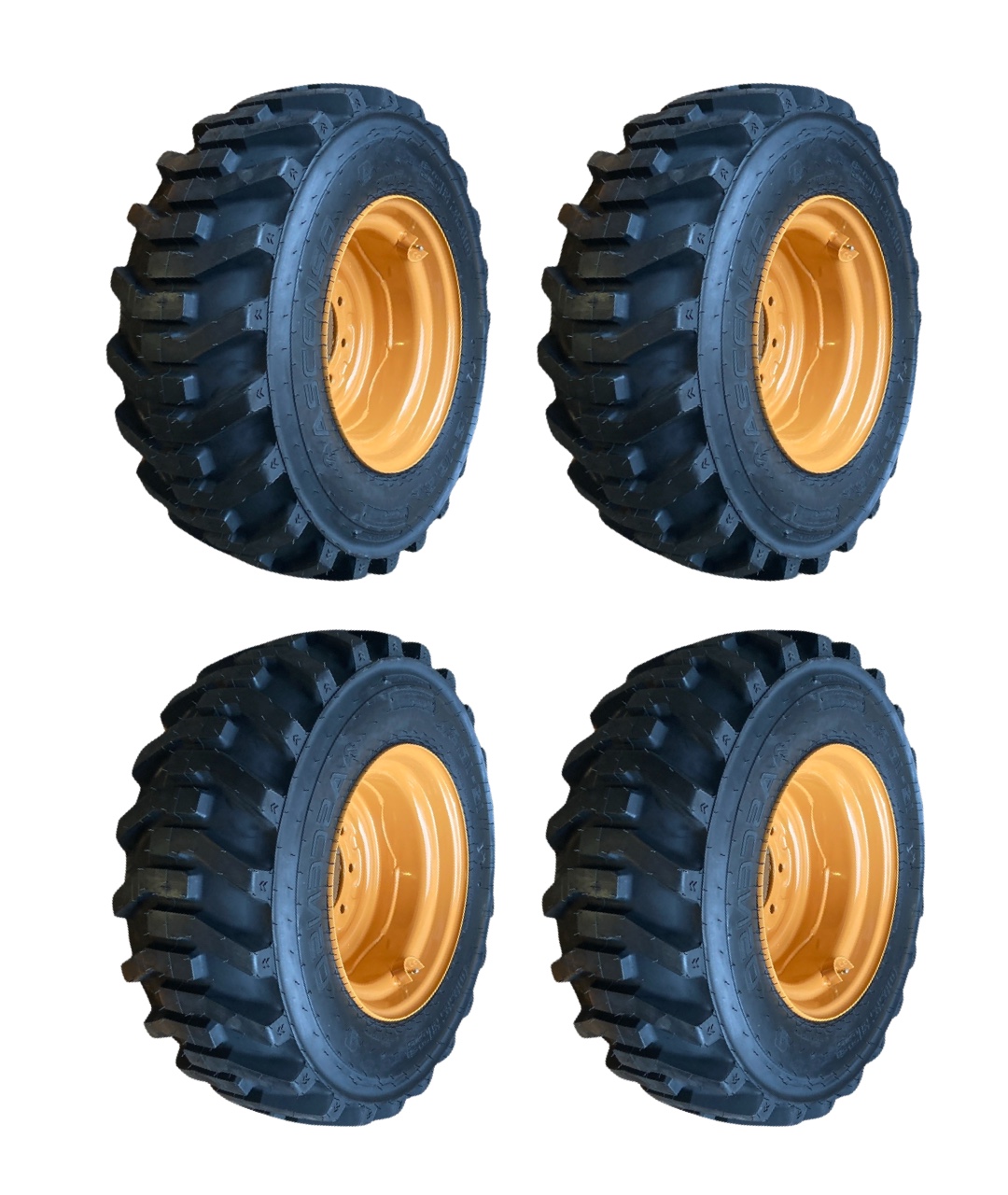 1 or 4-12-16.5 SSB330 Skid Steer Tires/Rims for Case 1845C & more-12X16 ...