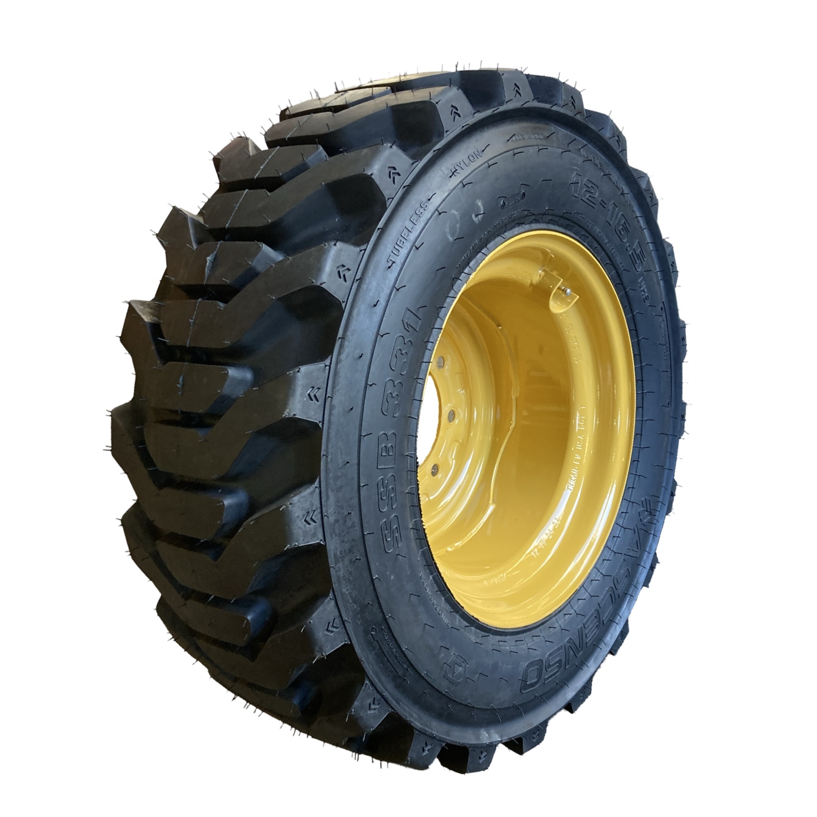 1 or 4-12-16.5 SSB331 Skid Steer Tires/Rims/Wheels for Caterpillar ...