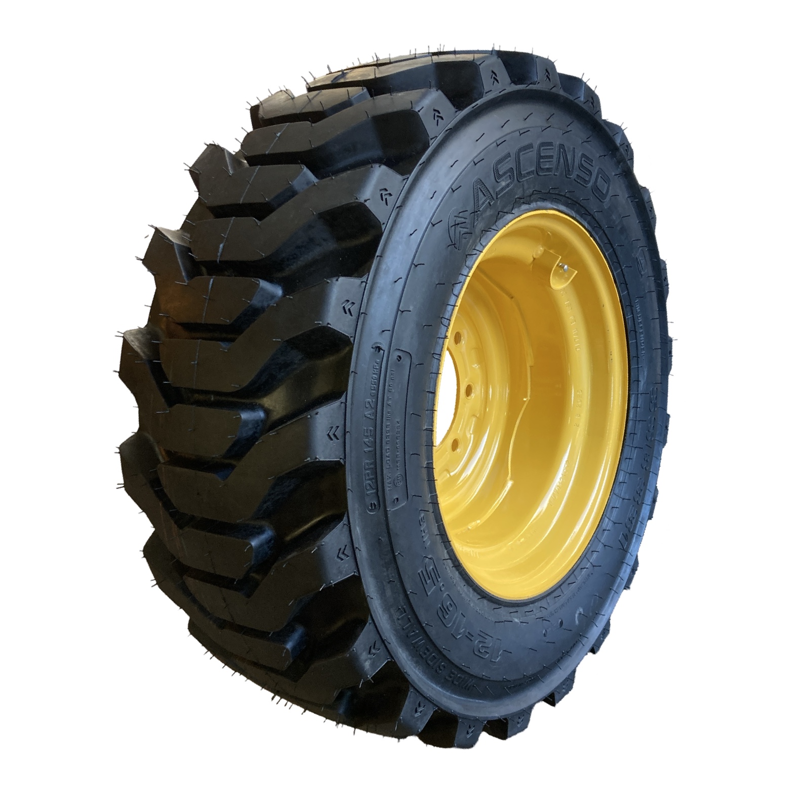 1 or 4-12-16.5 SSB331 Skid Steer Tires/Rims for New Holland L175 & more ...