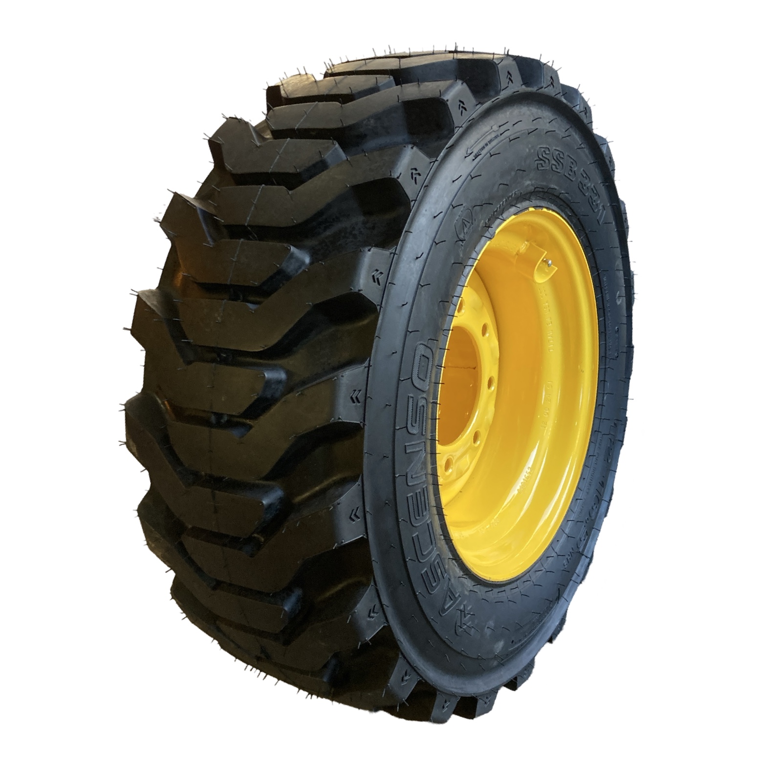 1 or 4-12-16.5SSB331 Skid Steer Tires/Rims for New Holland LS180 & more ...