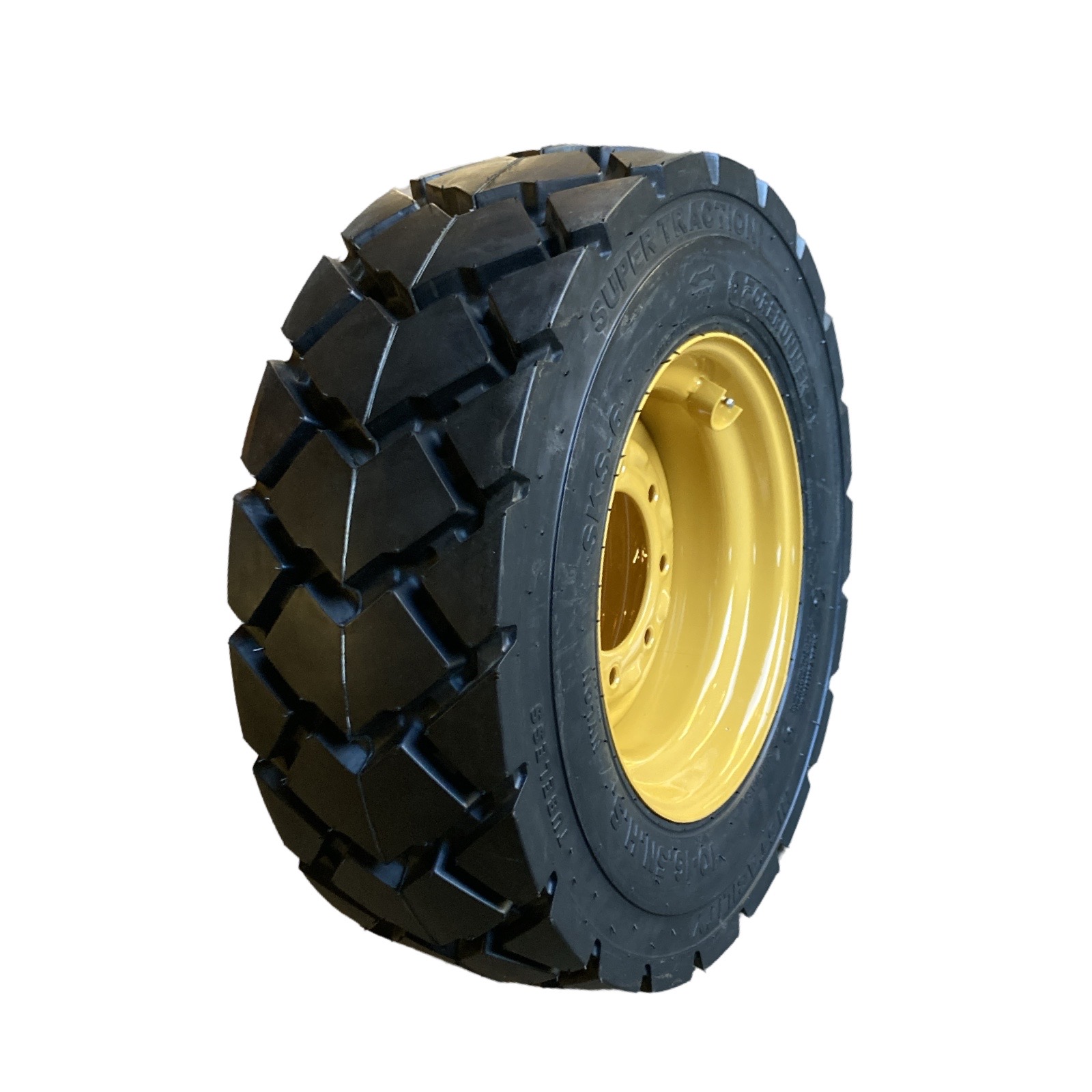 HeavyDuty 10-16.5 SKS-6 L-5 Skid Steer Tires/Rims for Cat,John Deere,Gehl&more
