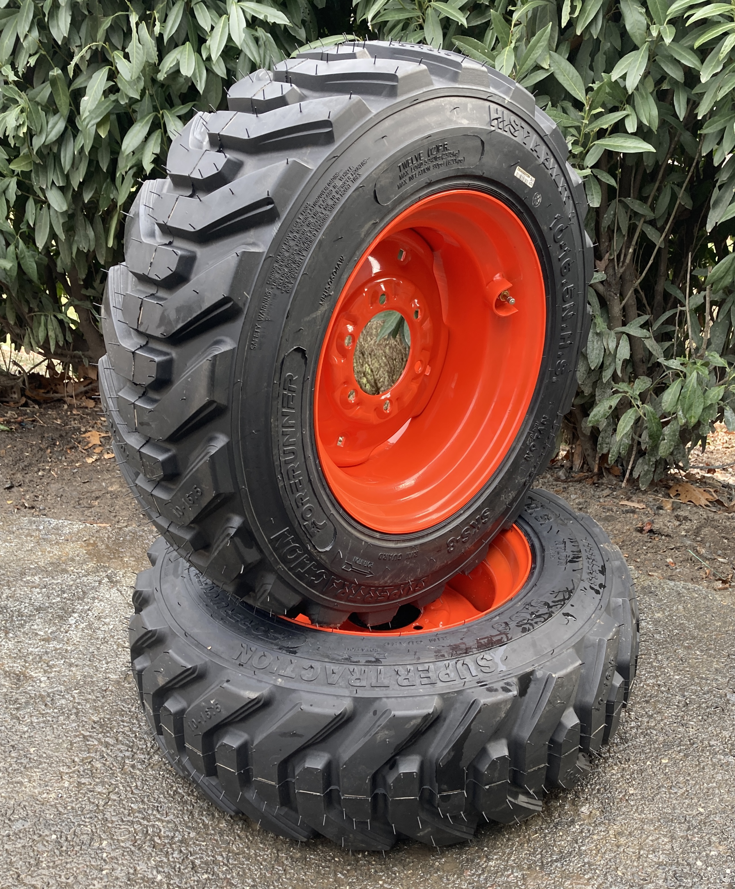 HD 10-16.5 SKS-8 Tires/Rims for some Kubota & Kioti Tractor Fronts ...