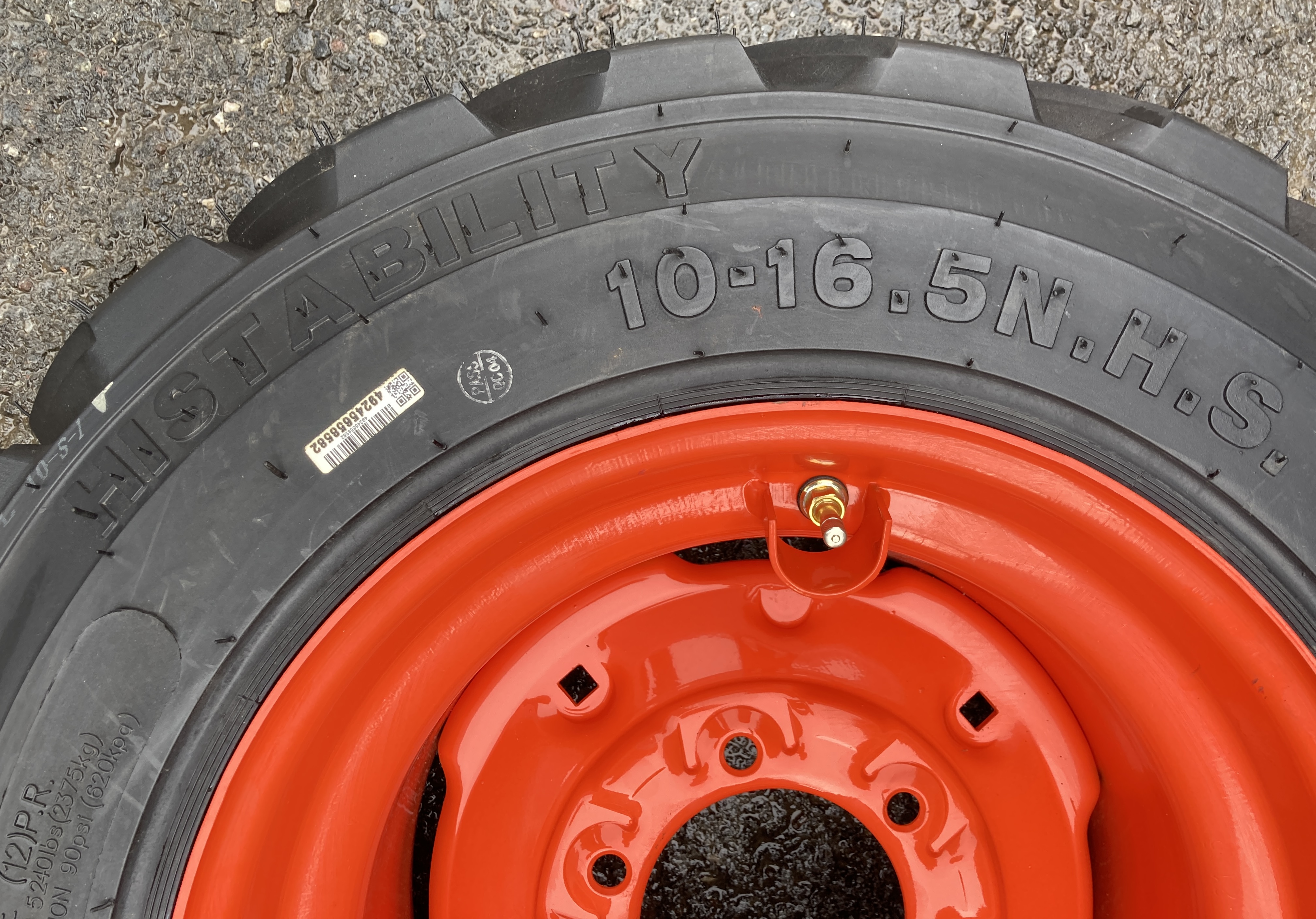 HD 10-16.5 SKS-8 Tires/Rims for some Kubota & Kioti Tractor Fronts ...