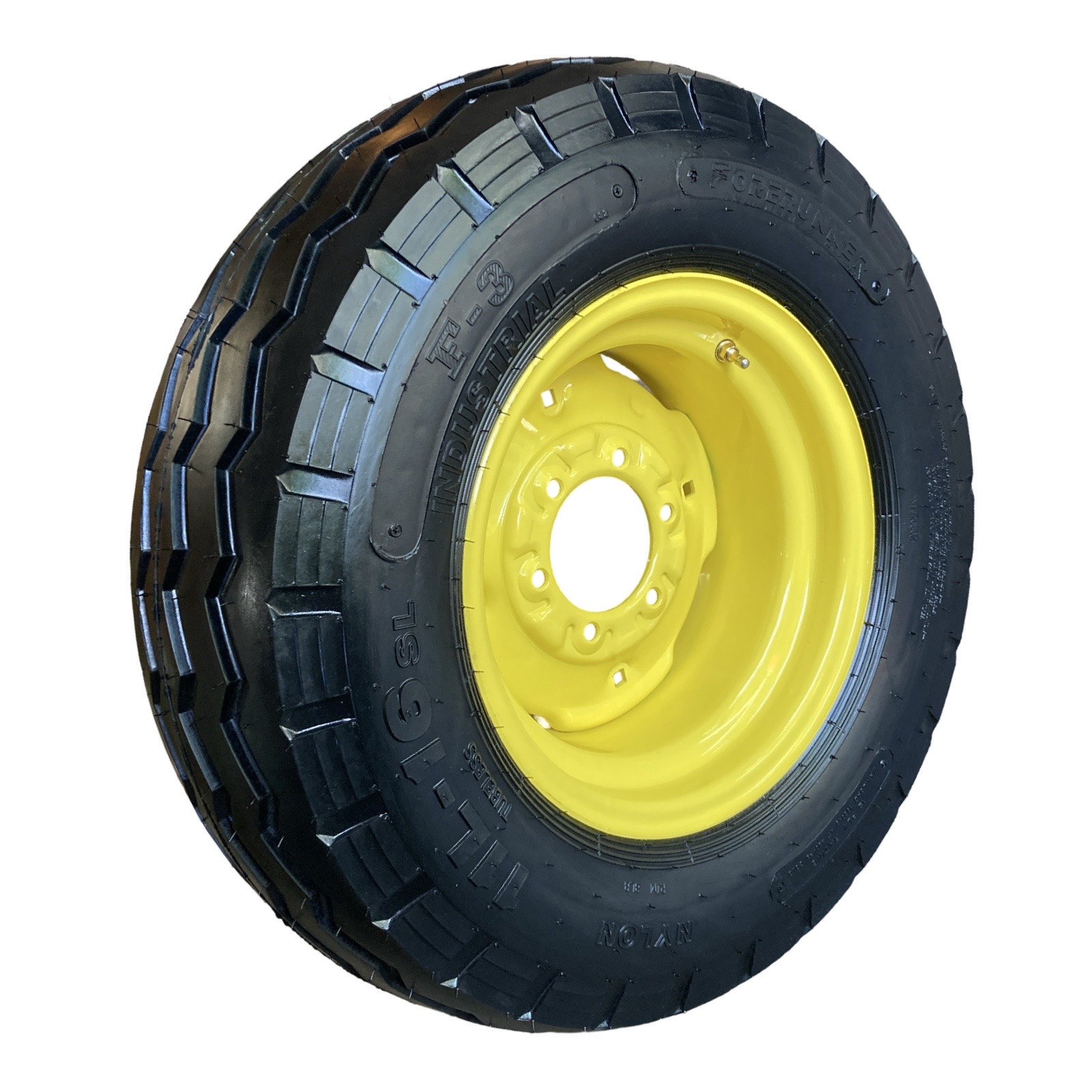 11L-16 Tires/Rims 6 lug for Ford Tractor/Backhoe Loader 5610-F3-12 PLY-11LX16