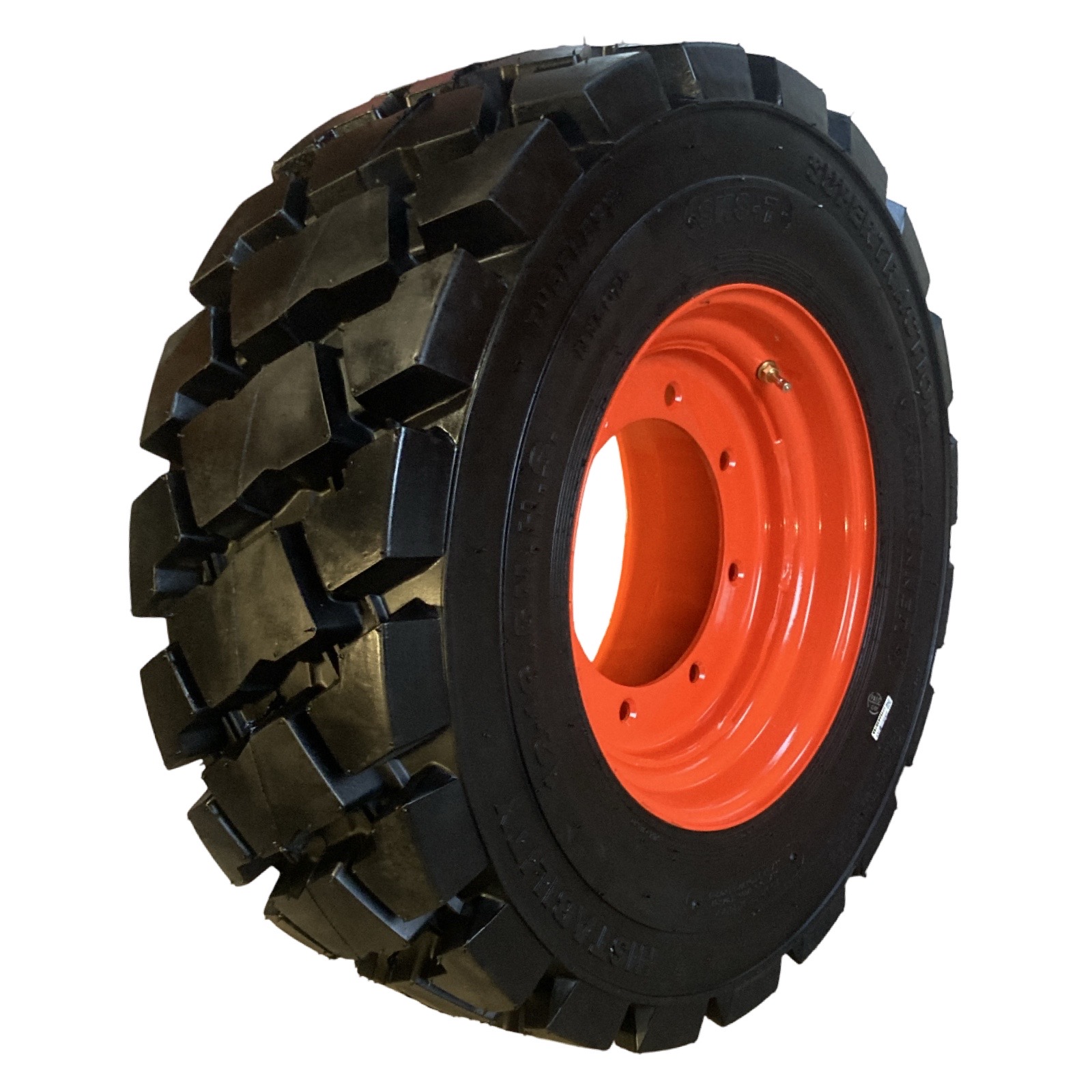 Heavy Duty 12-16.5 SKS-7 Skid Steer Tires/Rims for Bobcat A300,S770-9 ...