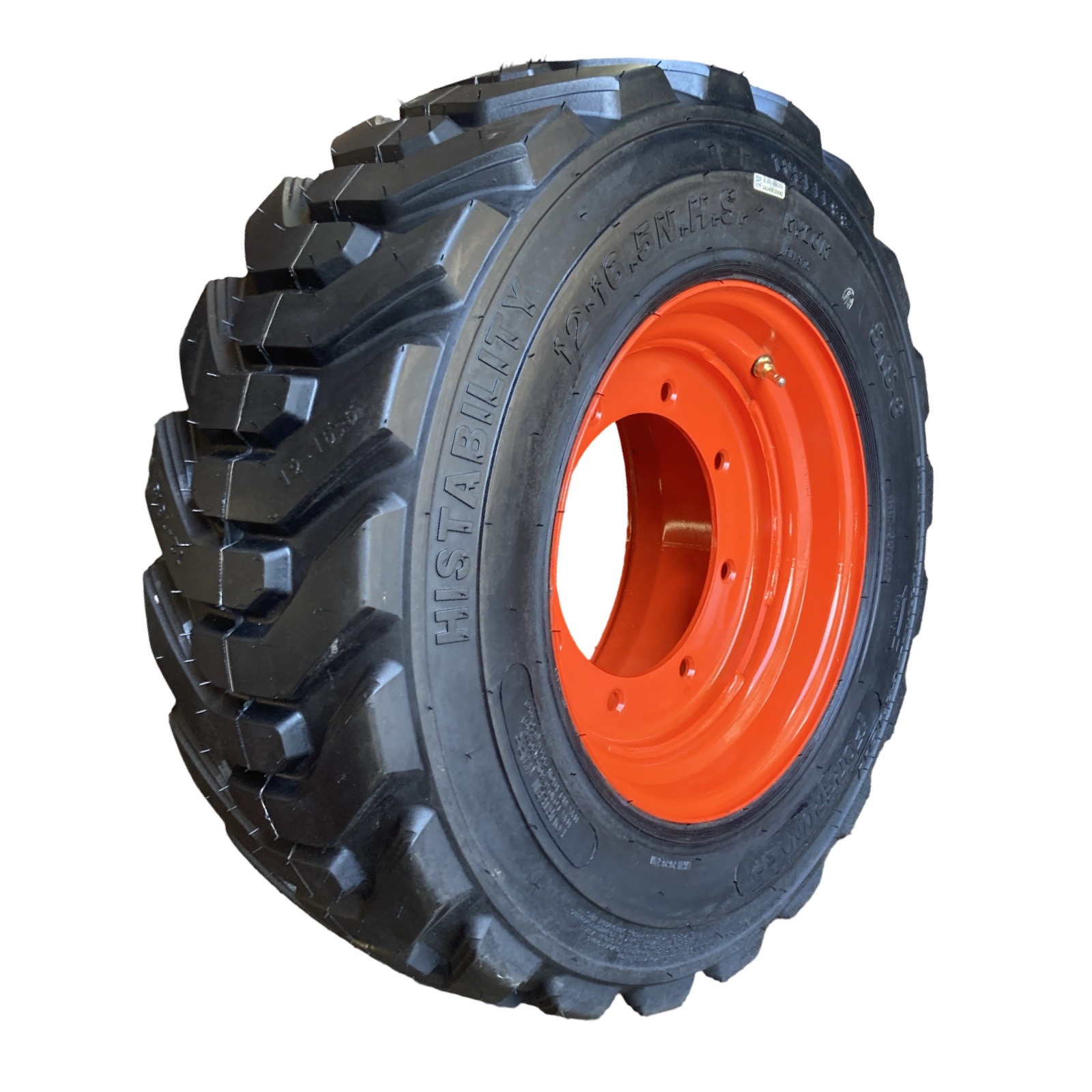 Bobcat HD 12-16.5 SKS-8 Skid Steer Tires/Rims, 14-Ply, 9