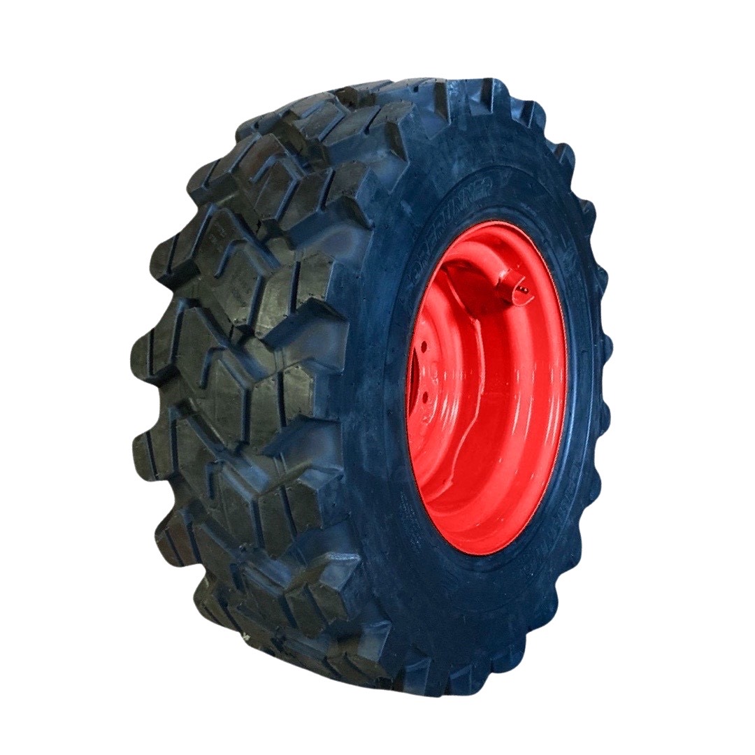 HD 12-16.5 SKS-9 Skid Steer Tires/Rims for Kubota SSV65,SSV75 & more-14PLY