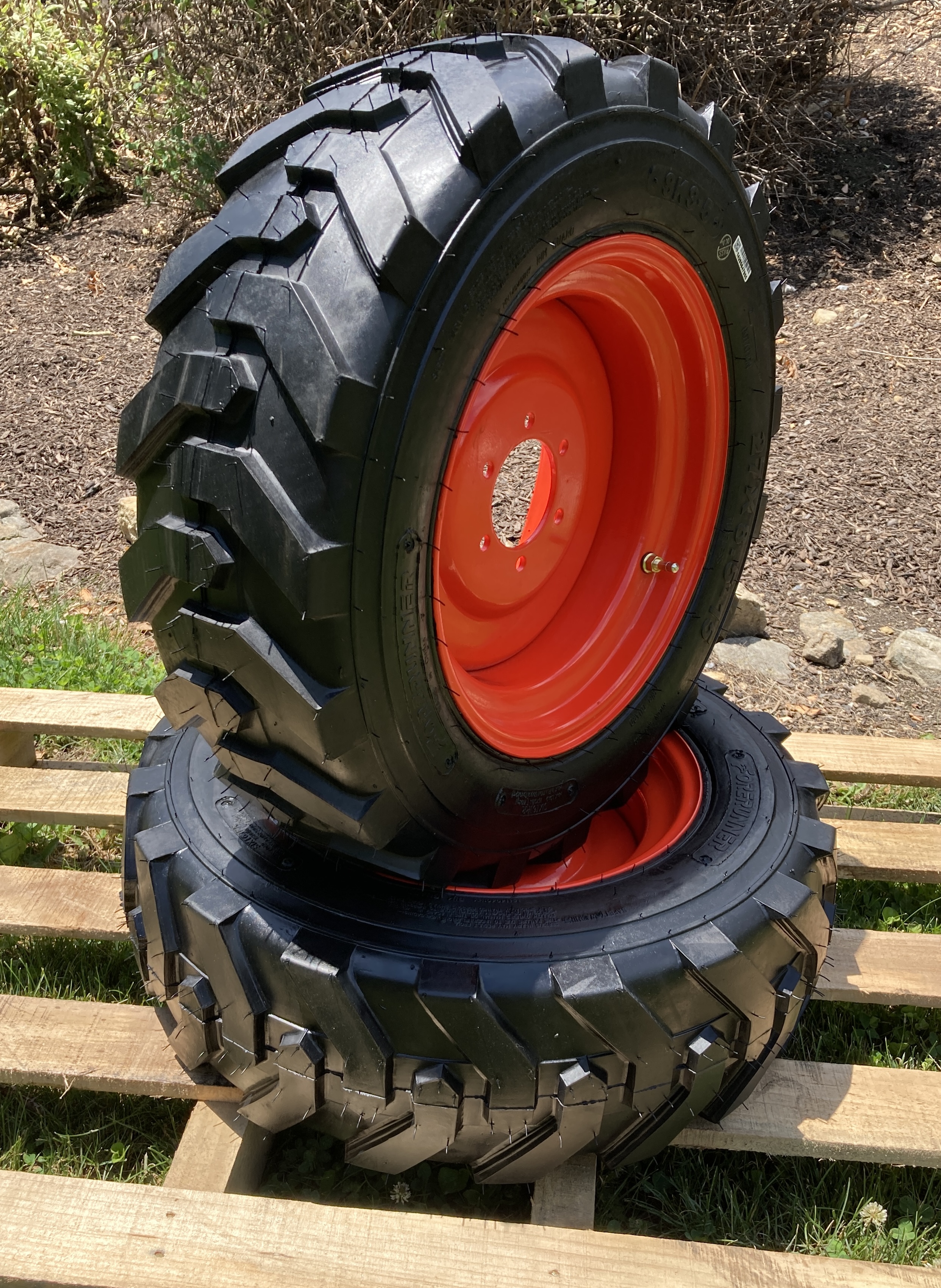 NEW 27X8.50-15 SKS-5 Tires on 6 lug Rims for Kioti CK35 & more-4.75 ...