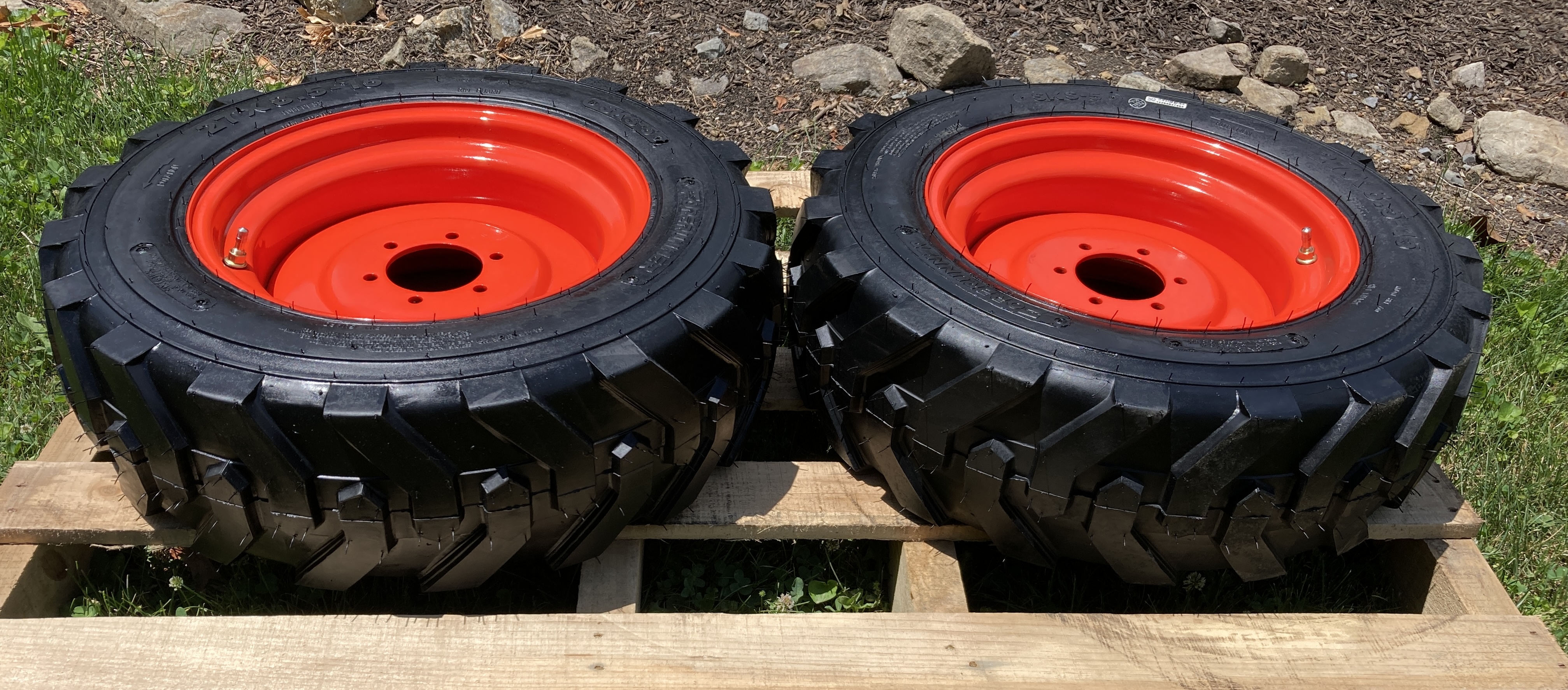 NEW 27X8.50-15 SKS-5 Tires on 6 lug Rims for Kioti CK35 & more-4.75 ...