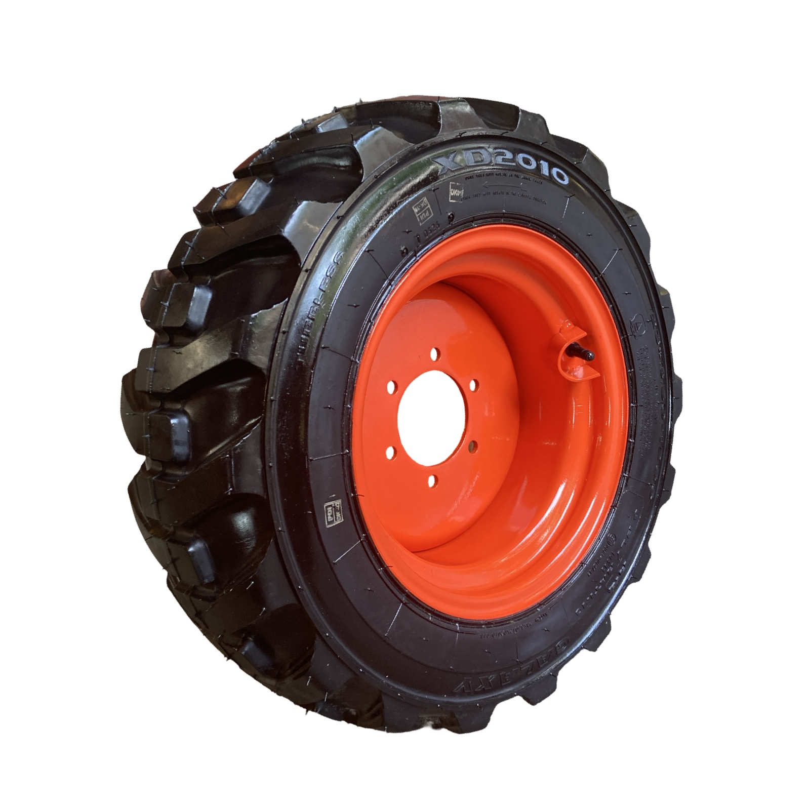 23X8.50-12 XD2010 Front Tires/Rims for Kioti/Kubota B-Series-6-4.75″ lugpattern