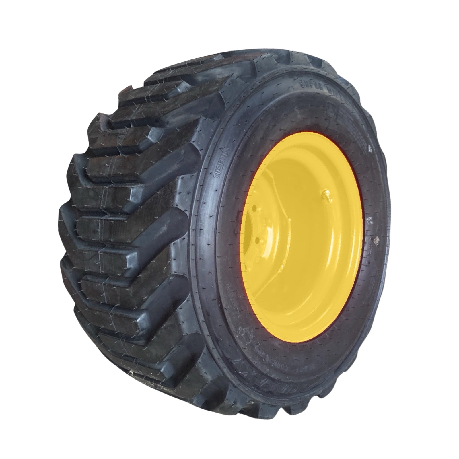 31X15.5-15 Galaxy Hippo Skid Steer Tires/Rims-6lug-for New Holland & more