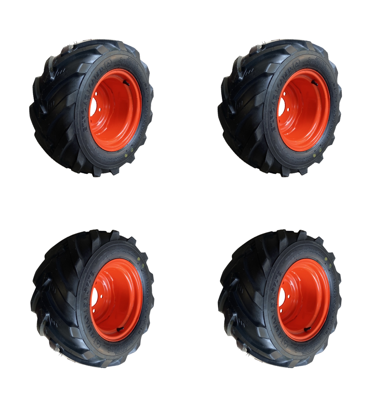 Heavy Duty 23X10.50-12 Starco Tires/Rims for Bobcat Articulated Loaders ...